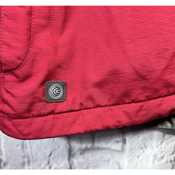 COLUMBIA CONVERT Womens L Ski Snow Winter Jacket Waist Suspenders Removable Hood - Picture 6 of 10